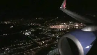 Magnificent HD Boeing 737-800 Night Landing In Seattle On Southwest Airlines!!!