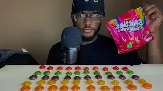 ASMR| Eating Skittles GUMMIES! 🌈