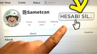 SAPIK HACKER ROBLOX HESABIMI SİLDİ !! 😨 *Elveda*