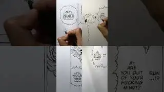 Drawing manga page | one punch man 