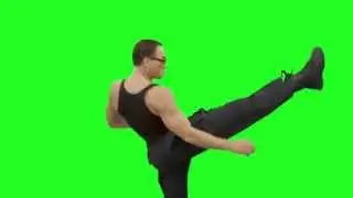 Green Screen Van Damme - Bon Voyage