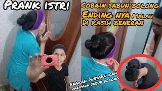 Prank istri.! Cobain sabun bolong ditoilet ending nya malah ngajak main beneran ditoilet.