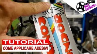 HOW TO APPLY THE STICKERS ON THE VINTAGE BIKE