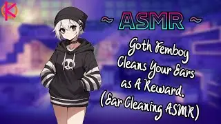 [ASMR] Goth Femboy Cleans your Ears | [Ear Cleaning, Cupping & Tapping] [M4M]