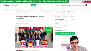 Fiverr Gig erstellen von Anfang bis Ende
