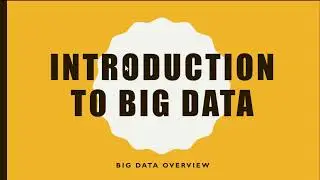 Big Data overview | What Is Big Data?| Introduction To Big Data | Big Data  V's | Big Data Landscape