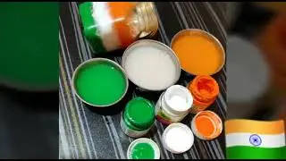 #Republic day special #DIY#Acrylicpaint#Bottleart#🇮🇳