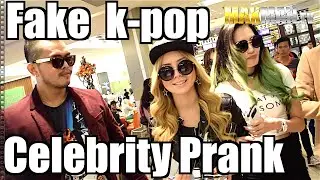 Black Pink fake k pop girl band prank