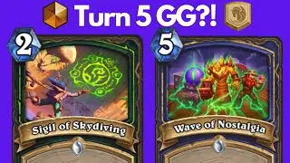 New EVOLVE Shaman is So Much Fun! 🤣 Hearthstone Legend - Perils in Paradise Deck