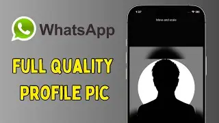 How to UPLOAD HD Profile Picture in WhatsApp | Upload Profile picture without losing quality | 2025