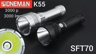 СУПЕР ДАЛЬНОБОЙНЫЙ ФОНАРЬ / pioneman k55  /SFT70