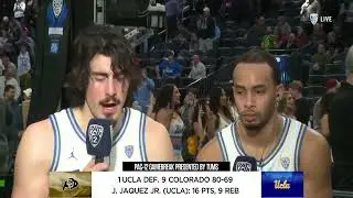 UCLA's Jaquez Jr., Amari Bailey join the Pac-12 Network postgame show