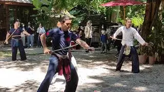 Fon Jerng Double Sword Demo