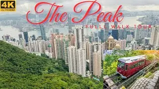 [4K] Experience The Best Of Hong Kong With This Full Tour Of The Victoria Peak And Peak Tram Ride!