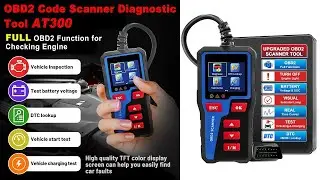 iKiKin AT300 Car Code Reader - Diagnostic Tool for All OBDII Protocol Cars