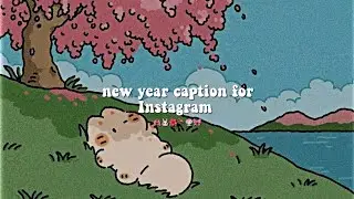 New year caption for Instagram 🫁🌺🦩🍨🎀 | #aesthetic #newyear #2024 #trending