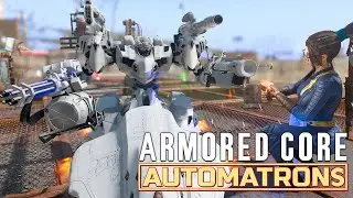 Fallout 4 - ARMORED CORE ROBOTS - Armored Core Automatrons Companions