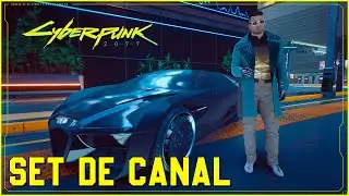 Cyberpunk 2077 armadura lendária (set de canal completo)