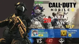 29 KILLS WİN MVP 1 Call Of Duty Mobile Pubg'ye Rakip Mi? #callofduty