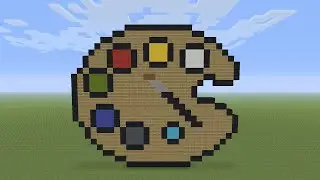 Minecraft Pixel Art - Painters Palette
