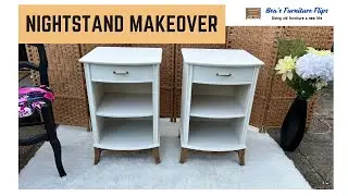 Gorgeous Renovation - Bedside tables makeover #diy #makeover #furnitureflip
