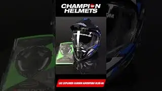 LS2 Explorer Carbon Adventure Blue - ChampionHelmets.com  #motorcyclegear
