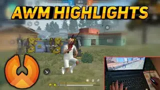 [Free Fire Highlights]💗Phoenix OS 👽 AWM Highlights🎯 Pro Player Do Pc Fraco 💗 Government Laptop FF👽🎯🎯
