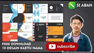 Tutorial Coreldraw l Tutorial Desain Kartu Nama Bhs Indonesia l Free Download
