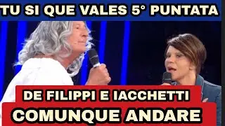 Tu Si Que Vales Episode 5, Maria De Filippi and Enzo Iacchetti: 