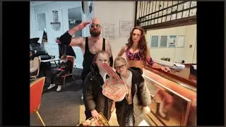 Obnoxious Team Nasty don't enjoy signing our MegaSlam Wrestling Merchandise #wrestling #wwe