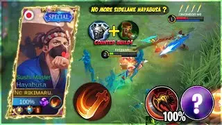 HAYABUSA REVAMP SIDELANE GAMEPLAY AGAINST PRO ZILONG | COUNTER BUILD + META BUILD | MLBB