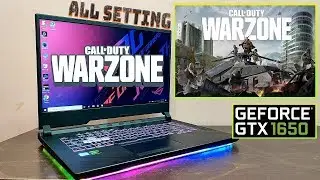 Call of Duty Warzone [Low+Medium+High] Gameplay on Asus ROG Strix G [Intel i5 9300H] [GTX 1650] 🔥