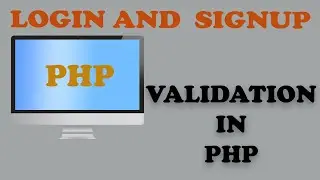 Login and Signup in Php language || Validation in Php || login and signup in php urdu