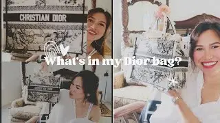 VLOG #11:  WHAT'S IN MY BAG? | DIOR SMALL BOOK TOTE