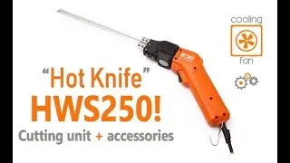 Foam cutter HWS250! Air-Cooling Hot Knife cutter! ✅