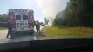 Car fire on Moccasin Wallow Rd
