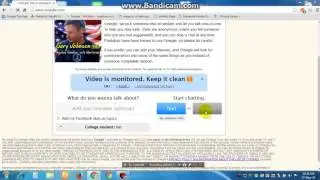 OUT DATED TRICK TO ENABLE VIDEO BUTTON ON OMEGLE..... NOT WORKS ANYMORE!