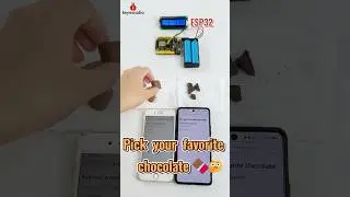 #shorts 🐞 We're using the ESP32 PLUS for a chocolate vote🍫🕹️ What's your pick❓#keyestudio  #arduino