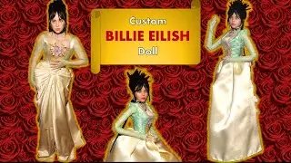 Making BILLIE EILISH DOLL | MET GALA 2022 | Doll Repaint by Jodollicious
