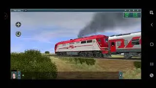 поездка по казастанским степям. Trainz 12 android