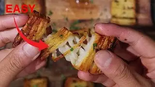 How to make Garlic Accordion Potato [EASY] | Should you try it?