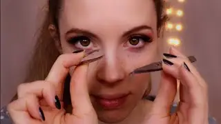 ASMR - Doing Your Makeup With The Wrong Props BUT Its Really Tingly