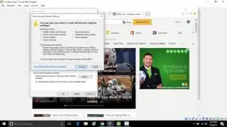 how to reset Internet Explorer