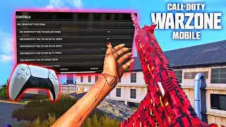 Warzone Mobile STREAMERS Hate this CONTROLLER MOVEMENT SETTINGS🎮👑 (iPhone 15 Pro)