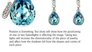 How to photograph jewellery on white background