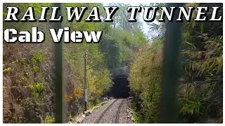 WAG9 Cab View of Mahadevsal Railway Tunnel in Saranda Forest