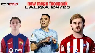 PES 2017  FACEPACK LALIGA UPDATE SEASON 2025 AIO +80 FACE