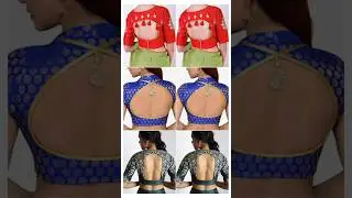 Back Neck Blouse Designs//Latest Blouse Designs collection