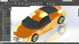 Solidworks Car Tutorial - Audi R8 (Part - 2) 