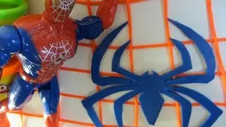 ПЛАСТИЛИН ПЛЕЙ ДО. ПЛЕЙ ДО НА РУССКОМ.PLAY DOH .СПАЙДЕРМЕН мультфильм на русском языке